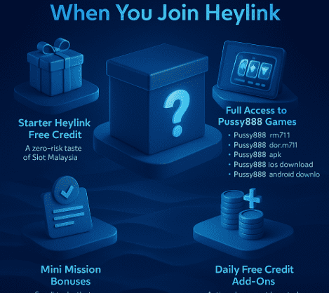 Image shows what you can expect when join Heylinkslot